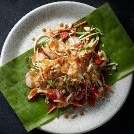 Ensalada Bang Bang vegana con Nopollo Ensalada Bang Bang vegana con Nopollo